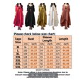 thumbnail image 2 of Innerwin Robes Maxi à Manches Longues Robe Femme Fête Col en V Ourlet Irrégulier Blanc G, 2 of 2