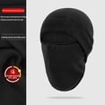thumbnail image 3 of SDNall Winter Ski Mask, Green Ski Mask, Cool Ski Mask, Sports Riding Ski Mask Outdoor Cold Mask Windproof Hood Motorcycle Helmet Liner Cap Fleece Mask and Fleece Mask integrated Cap, Face Ski Mask, 3 of 6