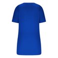 thumbnail image 4 of Birdeem T-Shirt à Col Rond Boutonné pour Femmes Haut à Manches Courtes Ample, 4 of 9