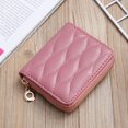 thumbnail image 4 of Women Small Change Purse Grids Zip Change Pouch Small Coin Purse for Ladies, 4 of 10