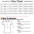 thumbnail image 3 of CEHVOM Fashion Women's Spring Printed Long Sleeves Round Neck Casual Tee Tops Clearance, 3 of 5