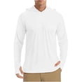 thumbnail image 1 of QIPOPIQ Men's UPF50+ Sun Protection Shirts, Quick Dry Long Sleeve Rash Guard, Athletic Running Workout Fishing Cooling Shirts Clearance, 1 of 7