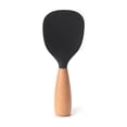 thumbnail image 1 of Spatule Multifonction Cuillère de Cuisson Antiadhésive Spatule à Riz Autoportante en Silicone avec Manche en Bois pour Servir, 1 of 6