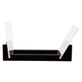 thumbnail image 1 of 2X Vinyl Record Storage -Vinyl LP Record Rack 13.7 Inches Long -Vinyl Record Holders (Black), 1 of 7