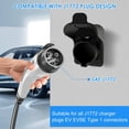 thumbnail image 4 of CHUANK EV Charger Holder Easy to Install Waterproof Charging Plug Cable Hanger Safe EV Charging Cable Holder Solid Car Charger Cable Organizer for Your Car, 4 of 10