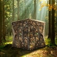 thumbnail image 3 of Patiojoy Portable Hunting Blind Pop-up Ground Tent Accommodate 3 People True Timber Camo, 3 of 6