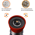 thumbnail image 3 of Fillable Grinder Black Pepper Grinder, Long Lasting Fresh Keeping Spice Grinder, High Glass Blender, 3 of 5