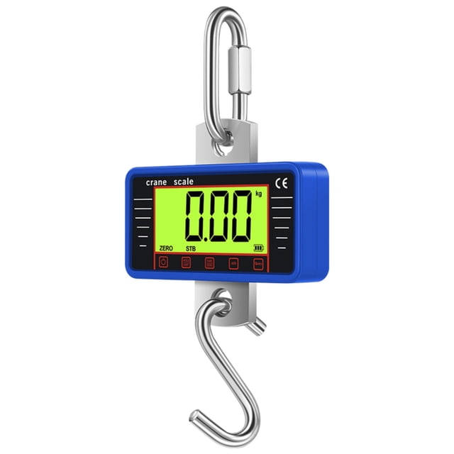 Balance Suspendue Numérique Robuste de 500 kg avec Grand Écran LCD Rétroéclairé, 3 Modes d'Unité (kg/lb/N), Crochet en Acier à Haute Résistance et Boîtier en Alliage d'Aluminium, Conception Portable pour l'Industrie, la Construction, l'Extérieur