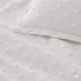 thumbnail image 2 of Swift Home Dot Clip Textured Duvet Cover Set, Soft All Season Bedding with Zipper Closure, Queen, White, 2 of 5
