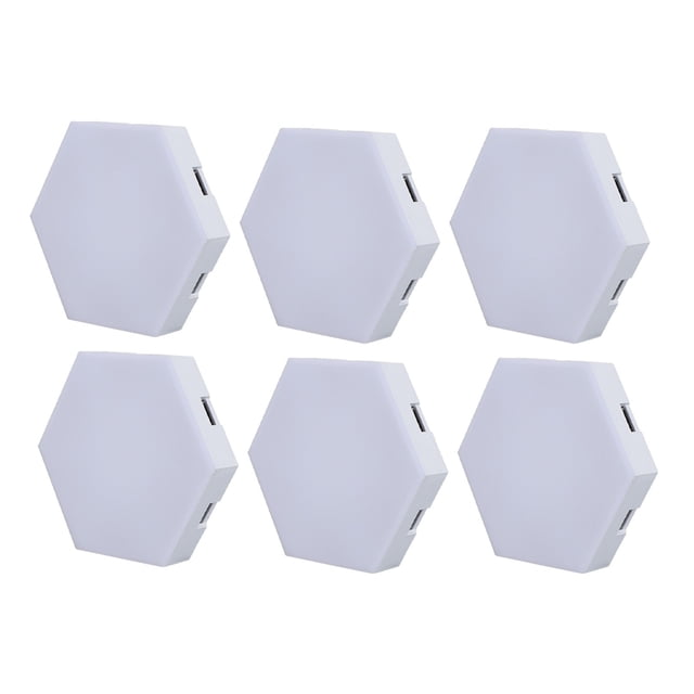 Wall Lights for Bedroom Hexagonal Rgb Intelligent Control and Music Synchronization Hexagonal Light Game Mood Light Background Wall Light Bedroom Pickup Light Game Light Rgb Wall Light