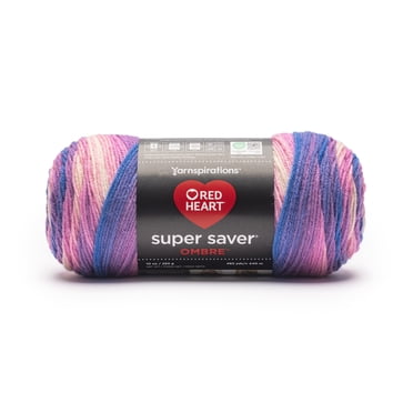 Fil acrylique Red Heart® Super Saver Ombre™ n° 4 peigné (moyen), Party 10 oz/283 g 482 yards