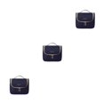 thumbnail image 3 of ZheElen Polyester Travel Storage Bag Dustproof And Waterproof Large Capacity Cosmetic Bag Portable Navy 3Set, 3 of 6