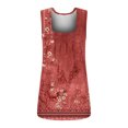 thumbnail image 4 of LSLJS Débardeurs d'Été Décontractés pour Femmes Coupe Ample Col Plissé Sans Manches, Camisole pour Femmes, 4 of 5
