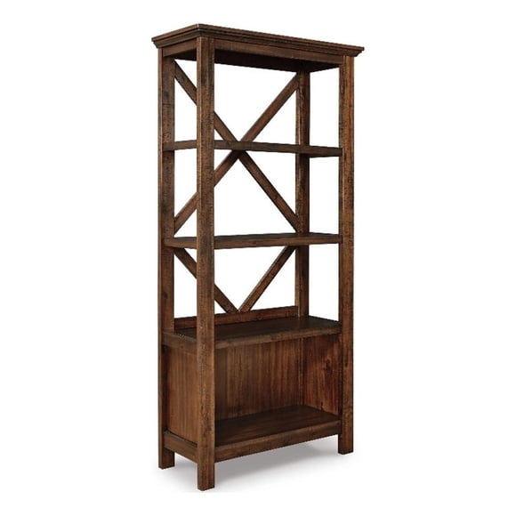 Signature Design by Ashley Dunmere 75" Bookcase in Brown