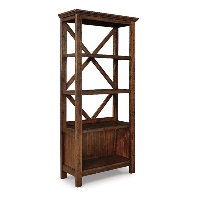 Signature Design by Ashley Dunmere 75" Bookcase in Brown