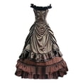 thumbnail image 2 of UPPADA Liquidation Robes d'Invitée de Mariage pour Femmes Hiver Robe à Manches Longues Grande Taille Robe Évasée Robe Maxi de Cocktail pour Femmes Robes de Soirée Ajustées Robe de Fête Décontractée, 2 of 5