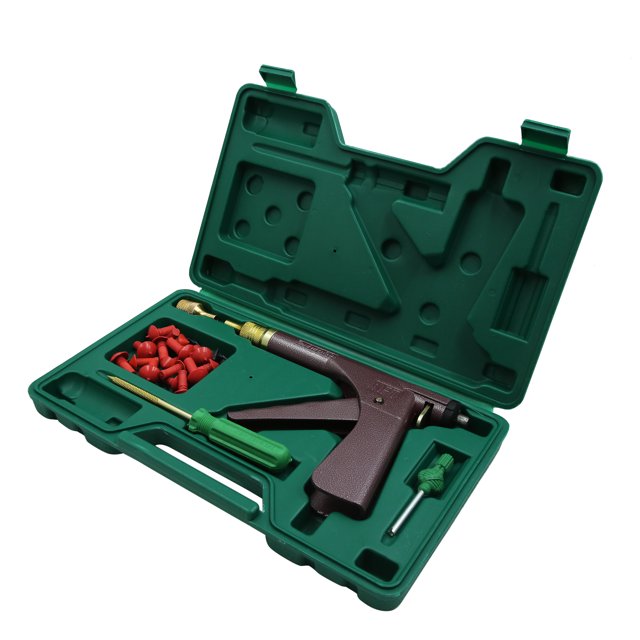 Unique Bargains Tire Plugger Tubeless Car Vacuum Tyre Repair Tool Kit Without Glue 1set