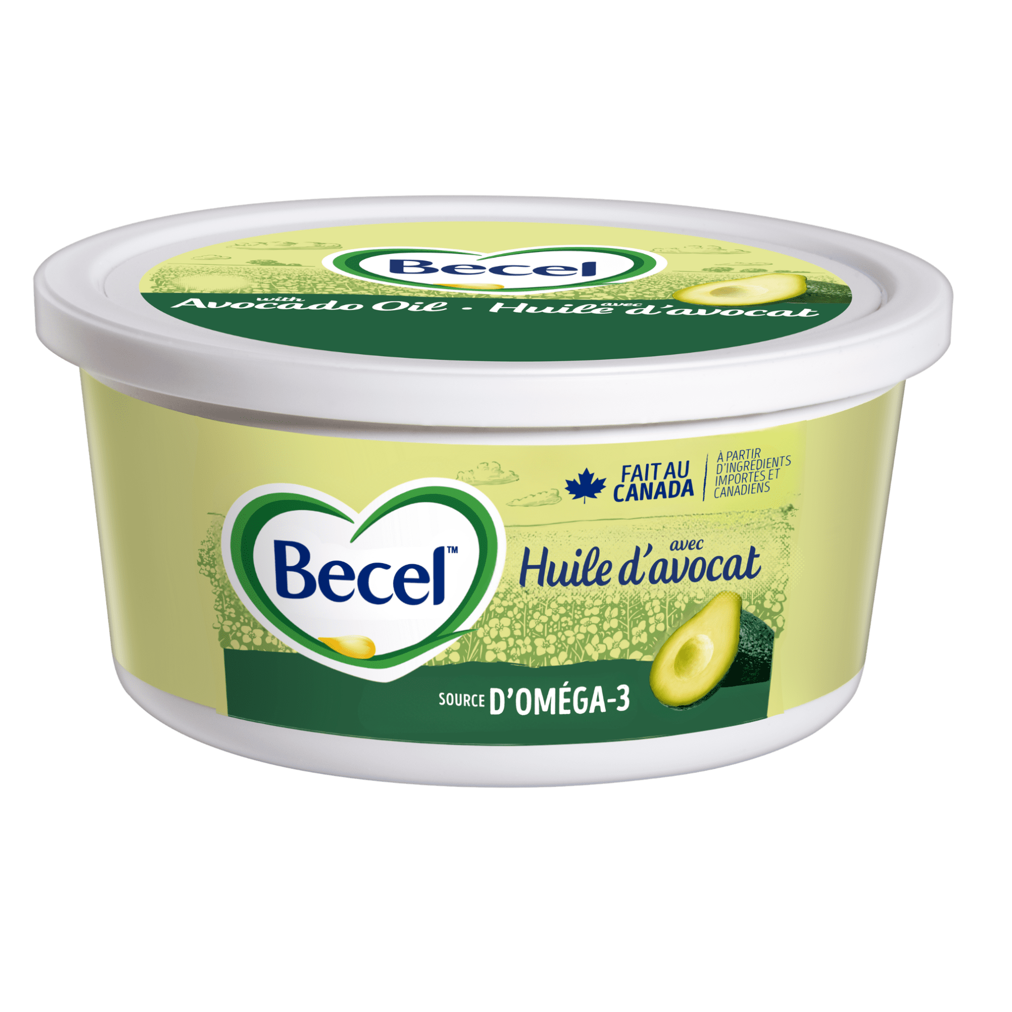 Margarine Becel avec huile d'avocat