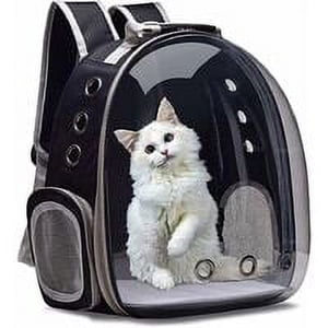 Cat Carrier Backpack, Pet Bubble Backpack, Breathable, Airline Approved, Small Space, for Travel, Hiking, Walking Outdoors