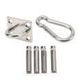 thumbnail image 2 of Swing Hangers, Stainless Steel Ceiling Hanging Kit Strong Rustproof  For Hammock For Hanging Chair, 2 of 8