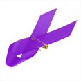 thumbnail image 4 of Unique Bargains Ribbon Pins, 200Pcs Purple Awareness Ribbon Satin with Safety Pins, 4 of 7