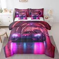 thumbnail image 1 of Car 7 Pieces Bedding Set Sports Race Car Twin Comforter Set,Extreme Sport Bed In A Bag,Racing Automobile Geometric Sheet Set for Kids Teens Men, 1 of 5