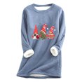 thumbnail image 2 of Chandail en Molleton Épais en Polaire de Noël pour Femmes, sous-Vêtement Chaud Col Rond, 2 of 3
