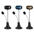 thumbnail image 3 of Webcam with Microphone LED HD USB Web Camera Video for Desktop Laptop Gaming Conferencing, 3 of 8
