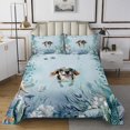 thumbnail image 1 of Erosebridal Cute Dog Coverlet Set Queen, Cartoon Pug Bedding Set, Pet Lovers Decoration, 1 of 5