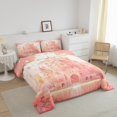 thumbnail image 2 of YST Girly Castle Comforter Set Full Romantic Castle Bedding,Dreamy Garden Flowers Bedding Comforter Sets Rainbow Butterfly Roses Floral Duvet Insert Princess Palace Room Decor, 2 of 6