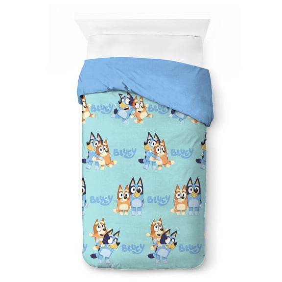 Bluey 'Buddies' Kids' Twin/Full Reversible Comforter, 100% Polyester