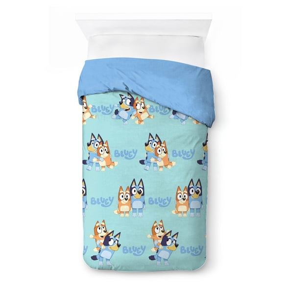Bluey 'Buddies' Kids' Twin/Full Reversible Comforter, 100% Polyester