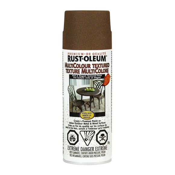 Rust-Oleum Multi-Colour Autumn Brown Textured Spray Paint 340g