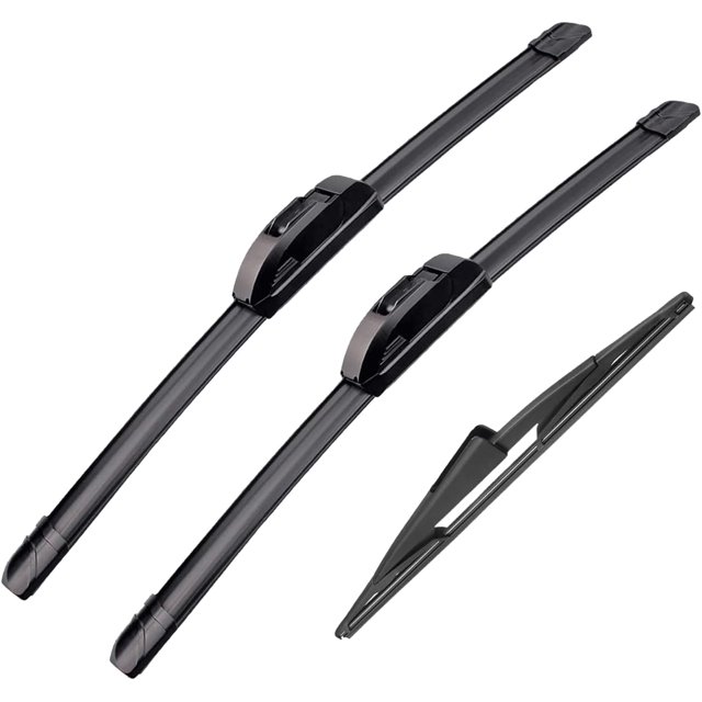 ORUYROP 22"+22" Windshield Wipers With 15" Rear Wiper Blade Sets Automotive Replacement for Ford Expedition 2009-2017,Easy For Installation (Pack of 3)