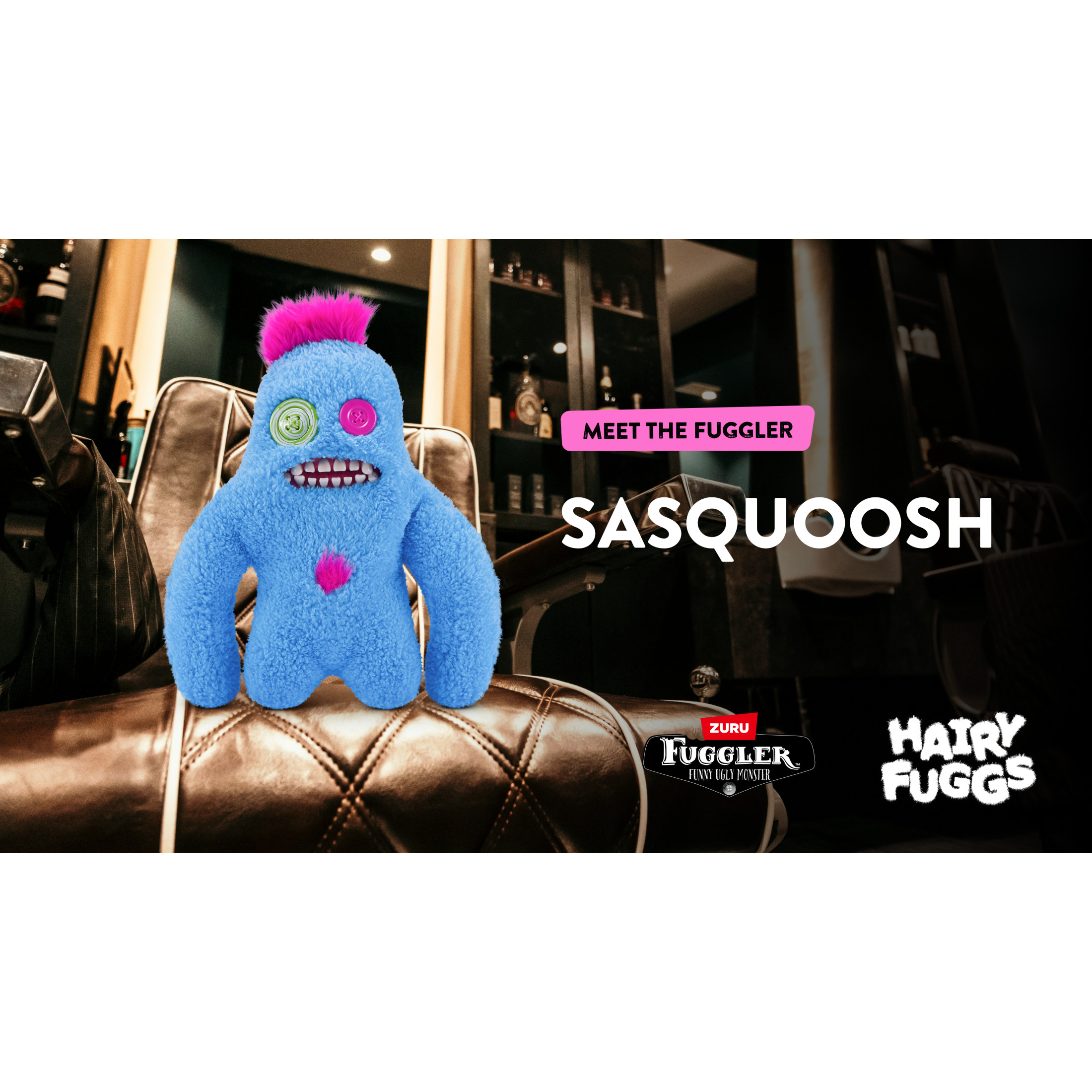 Fuggler Hairy Fuggs 9-inch S1 (Sasquoosh - Tuft - Blue) by ZURU