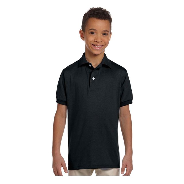 Jerzees Polo Sans Étiquette Résistant aux Taches pour Grand Garçon, Style 437Y
