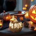 thumbnail image 1 of Set Of Four Gold Plated Brass Pumpkins In Shapes High End Thanksgiving And Fall Table Centerpieces For Luxurious Home Decor, 1 of 9