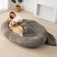 thumbnail image 4 of Large Pet Bed Dog Bed For Humans Size Fits You And Pets, Sleeping Dog Nest, 4 of 5
