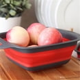 thumbnail image 4 of Gkeoshab Drain Rack Storage Bag Fruit And Vegetable Basket Folding Filter Square Draining Basket Collapsible Colander Kitchen Home & Garden, 4 of 5