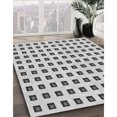 thumbnail image 3 of Ahgly Tapis d'Intérieur Lavable en Machine Carré Transitionnel Gris Platine, 6 Pieds Carré, 3 of 7