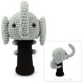 thumbnail image 1 of StitchHead Hand Stitched Yarn Animal Driver/Wood Head Cover - Elephant, 1 of 2