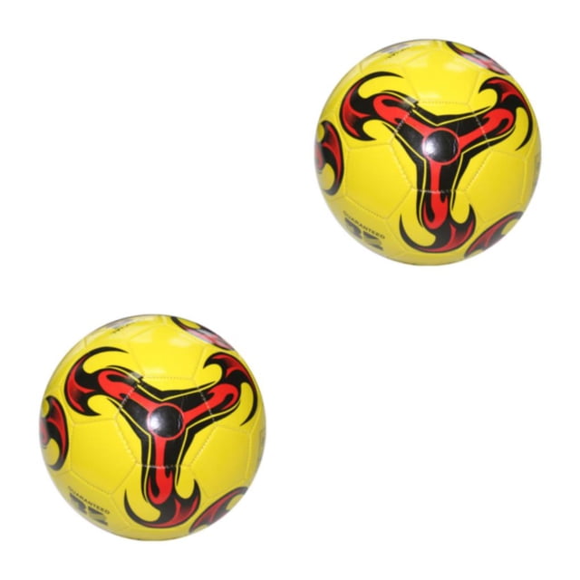 relayinert Long Service Life Soccer Ball For Football Middle School And Training 1 Yellow 2Set
