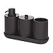 thumbnail image 3 of iDesign 28737ES Ensemble d'Accessoires de Salle de Bain 4 Pcs, Noir Mat, 3 of 4