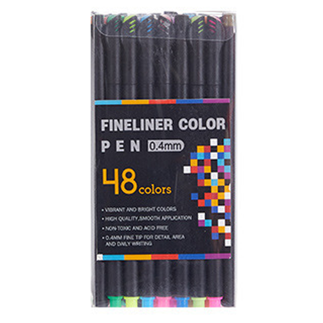 Stylos Planificateur de Journal Stylos Colorés Marqueurs à Pointe Fine Pointe Fine Stylos de Dessin Stylo Fineliner Poreux