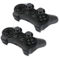 thumbnail image 4 of Wireless Controllers Replacement for PS3 Remote Gamepad Joystick Double Vibration with Charging Cable (Black), 4 of 6