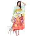 thumbnail image 2 of Robe Maxi pour Femmes en Polyester, Caftans, Robe Ample, Grande Taille, Manches Kimono, Long Kaftan, Robes de Soirée, Kaftan Décontracté d'Été, 2 of 6