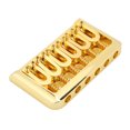 thumbnail image 1 of Guitar Bridge, Safe Bottom Stringing Anti Deformation Metal Hardtail Guitar Bridge Standard  For Electric Guitar Gold,Silver, 1 of 8