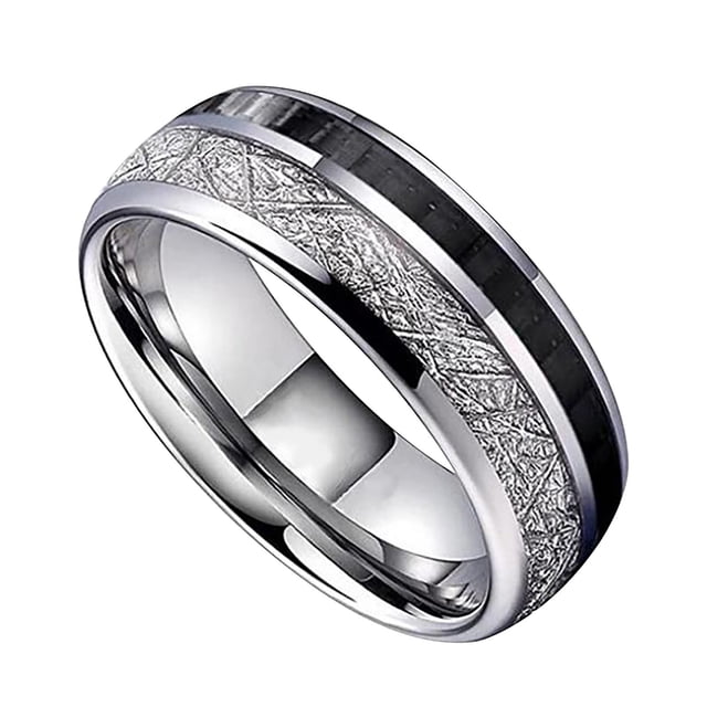 Two Tone Ring Unisex Decorative Jewelry Made Of Stainless Steel