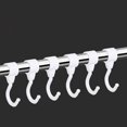 thumbnail image 4 of facefd Suction Cup Towel Bar Storage Rack Stainless Steel Polished Surface Strong Bearing Capacity Hand Towel Holder 6 Sliding Hooks, 4 of 5