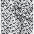 thumbnail image 1 of Soimoi White Modal Satin Fabric Cat Animal Print Fabric by the Yard 42 Inch Wide, 1 of 5